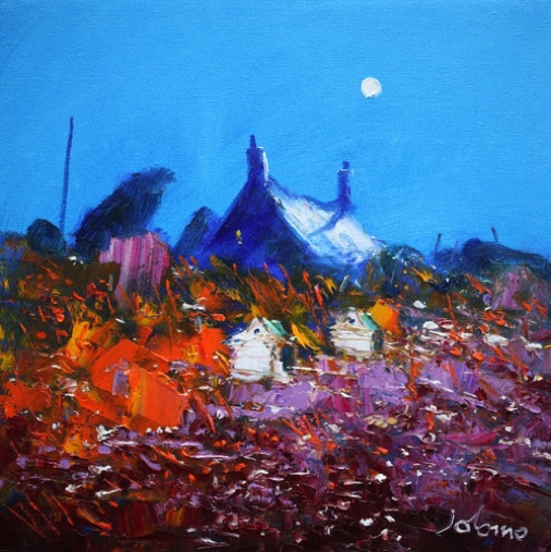 Autumn garden and beehives Kintyre 12x12
SOLD